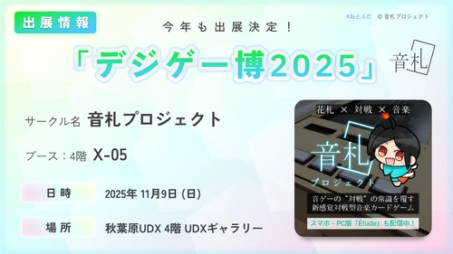 【出展決定！】デジゲー博2025